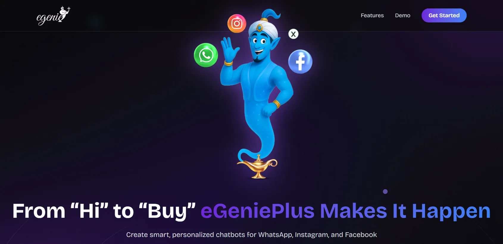 eGeniePlus website